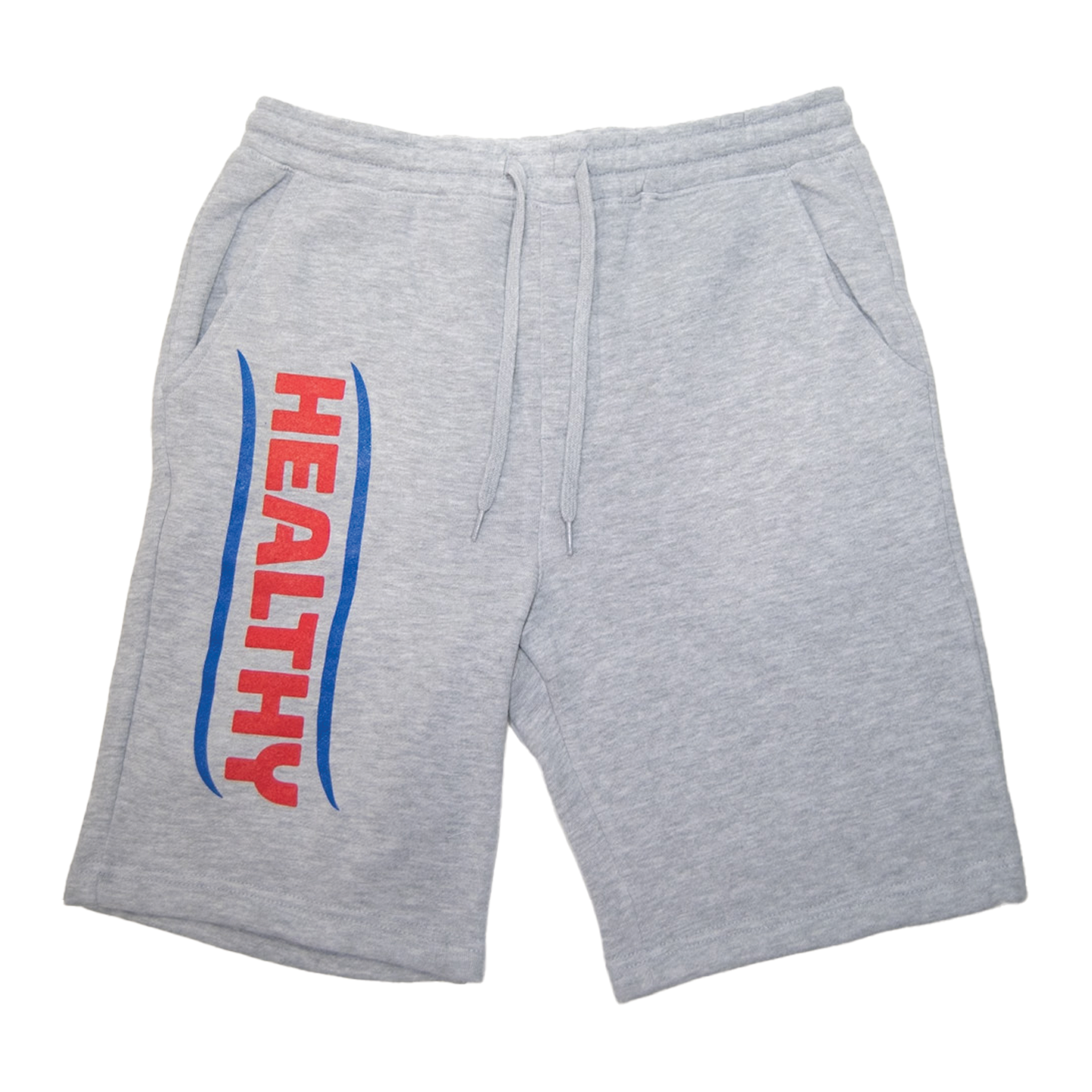 Bimbo Healthy Text Grey Shorts